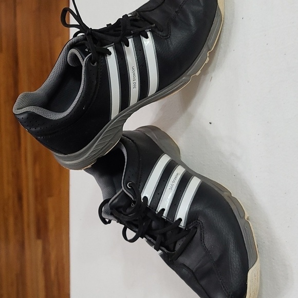 Adidas Traxion 360 Mens Golf Sneakers Shoes Black White Sz 6 EUC - Picture 7 of 11